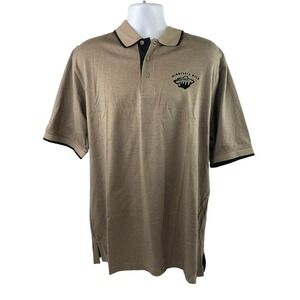 Minnesota Wild Polo Shirt Mens XL Brown Gear For Sports Short Sleeve Polo NWT